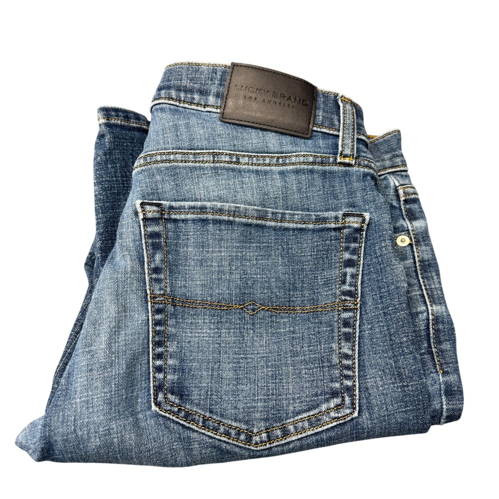 Lucky Brand Jeans Mens 32x32 ACTUAL 221 Straight Blue Denim Classic